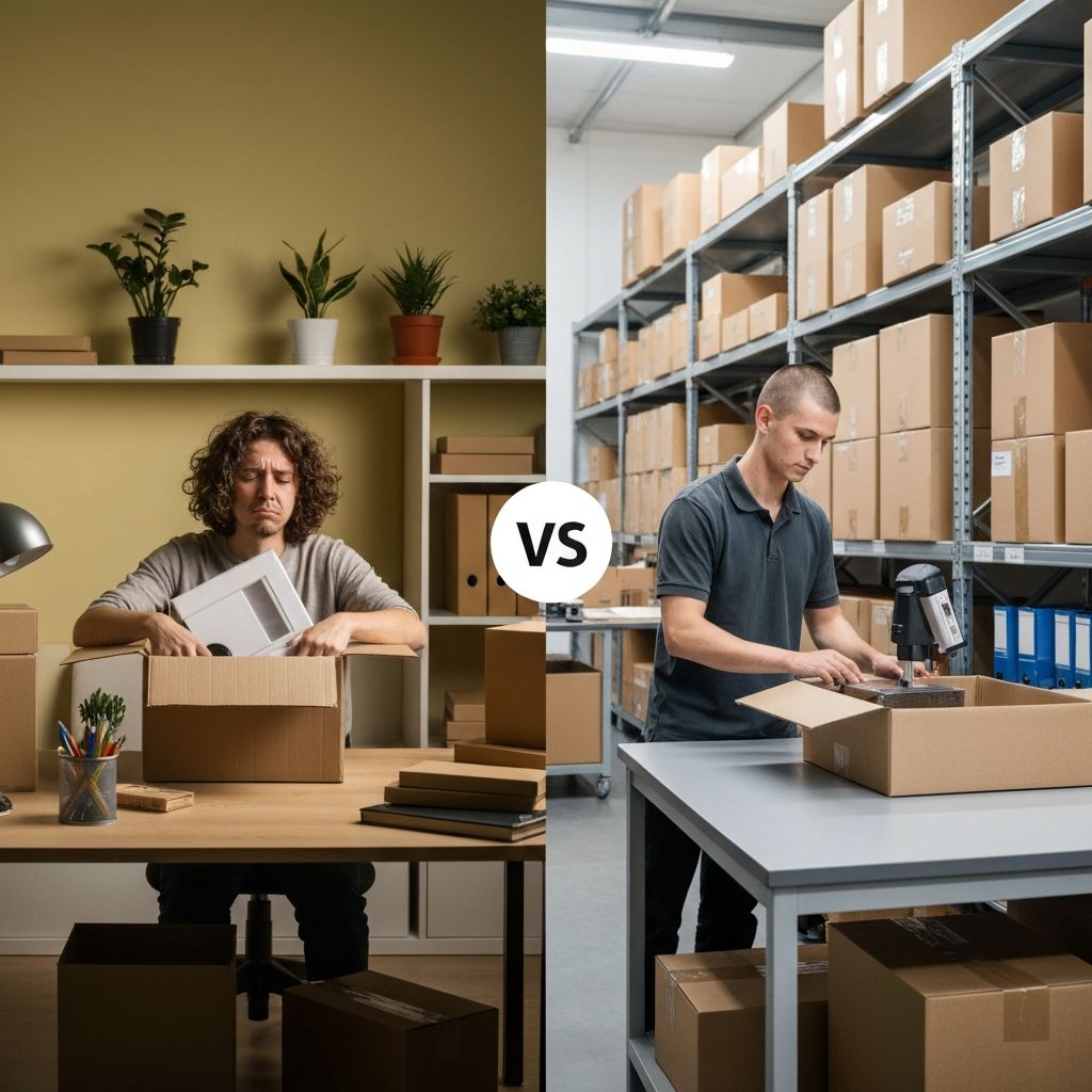 Zelf verzenden vs fulfilment uitbesteden: eerlijke vergelijking